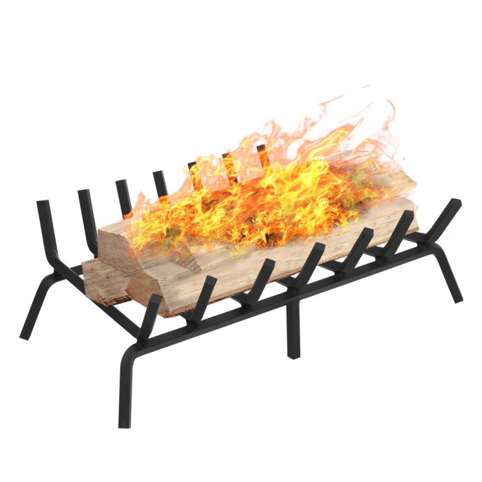 Fire Pit Grate Fireplace Burning Rack Holder - Decent Crafts